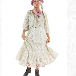 Magnolia Pearl Eyelet Haru Dress 959,
Moonlight, OS